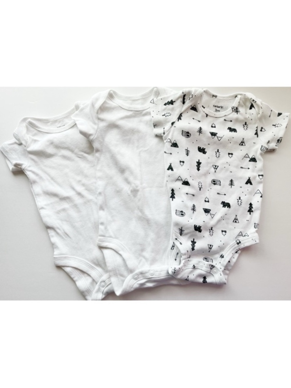 Just One You โข 3 Months Baby Onesies Bundle of 3